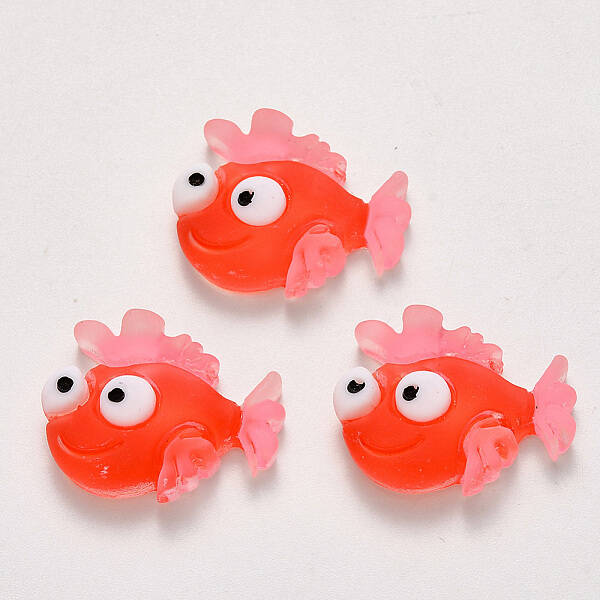 Translucent Frosted Resin Cabochons