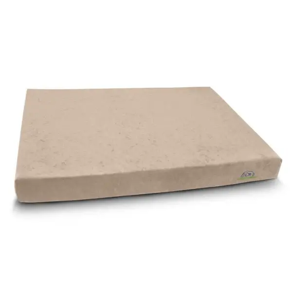 Deluxe Memory Foam Bed Extra Cover | Color: Champagne Beige | Size: Medium 33