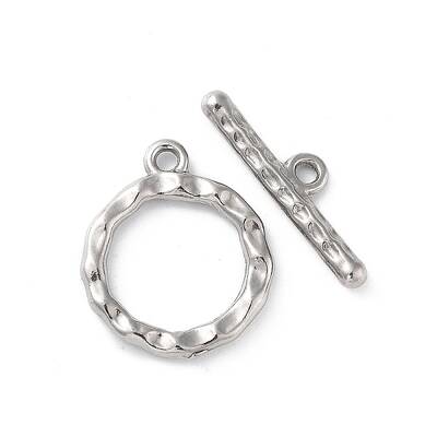 Non-Tarnish 304 Stainless Steel Ring Toggle Clasps