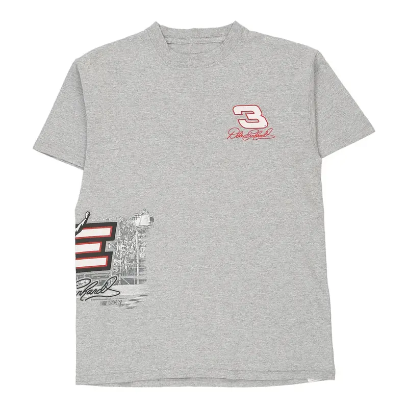 Dale Earnhardt Chase Authentics Nascar T-Shirt - Medium Grey Cotton