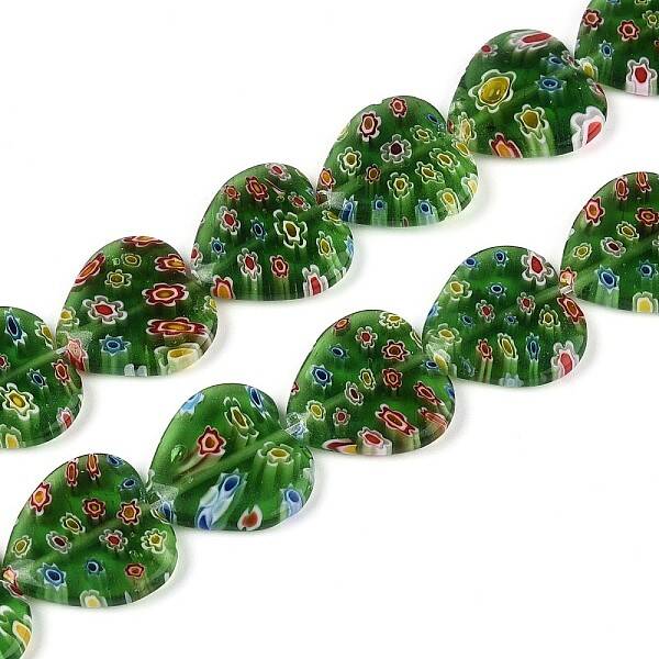 Handmade Millefiori Glass Beads Strands