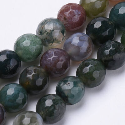 Natural Indian Agate Beads Strands