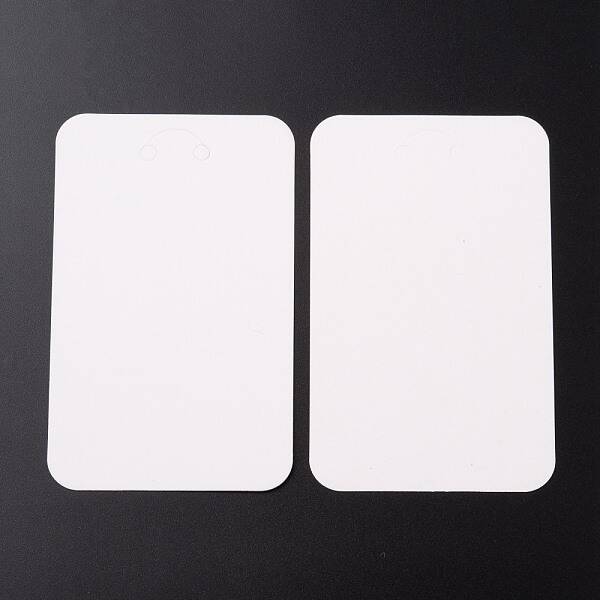 Blank Paper Display Cards