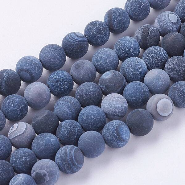 Natural Weathered Agate Beads Strands
