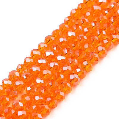 Electroplate Glass Beads Strands