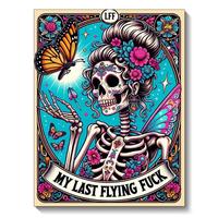 1Pc DIY Skull Art Diamond Painting Tarot Skull Woman Mosaic Cross Stitch Kit Rhinestone Puzzle Inlay DIY Gift Decorative Pain...