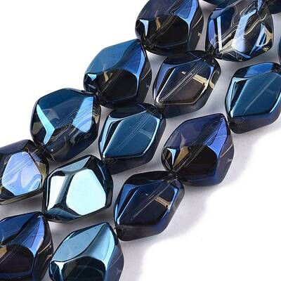 Electroplate Glass Beads Strands