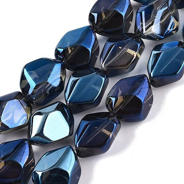 Electroplate Glass Beads Strands