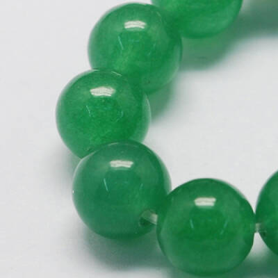 Natural White Jade Bead Strands