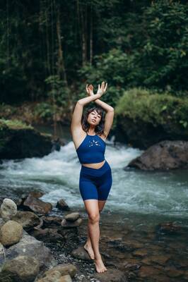 HARMONY SHORTS - COLORS | Color: BLU | Size: XS
