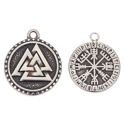 4Pcs 2 Style 304 Stainless Steel Pendant