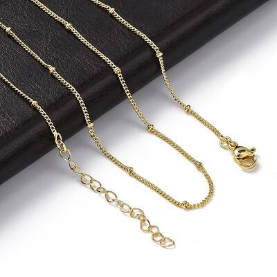 Rack Plating Brass Satellite Chain Necklaces for Women