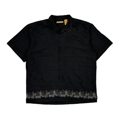 The Haixinera Co Hawaiian Shirt - XL Black Viscose Blend