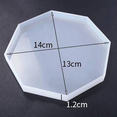DIY Octagon Cup Mat Silicone Molds