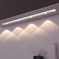 National Day Offers Under Cabinet Light, 1 Count Rechargeable 3 Colors Dimmable LED Light Bar for Living Room, Human Body In...