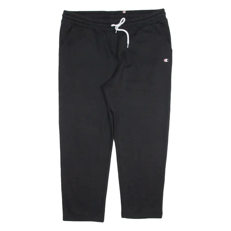 CHAMPION Mens Sweatpants Black Straight 2XL W19 L25