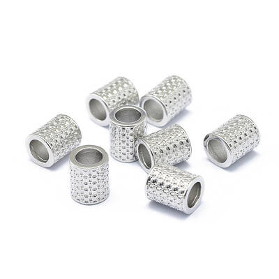 Rack Plating Brass European Beads