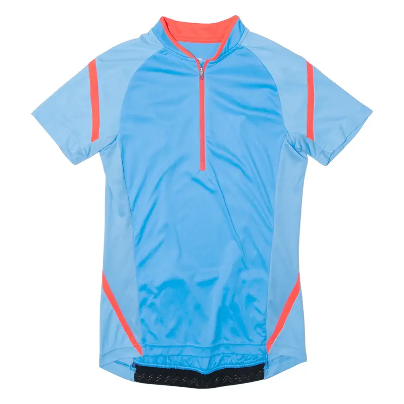CRANE Cycling Full Zip Mens Jersey Blue High Neck S