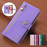 For iPhone 16 15 Pro Max 14 13 12 11 Leather Card Wallet Case Flip Cover