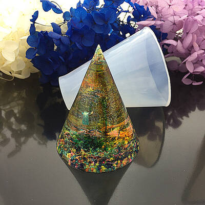 DIY Crystal Cone Silicone Molds