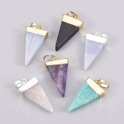 Natural Mixed Stone Pendants
