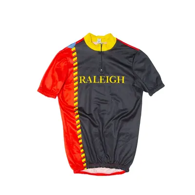 GIORDANA Cycling Mens Jersey Red 1/4 Zip S