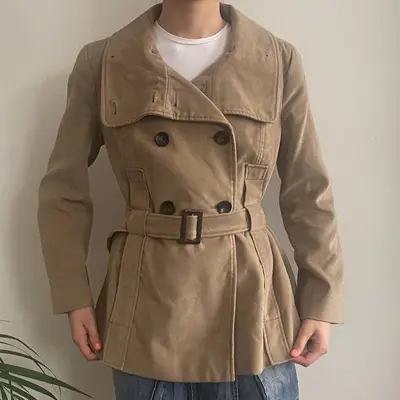 Pennyblack Jacket - Medium Beige Viscose Blend