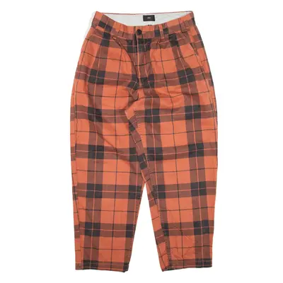 OBEY Trousers Orange Relaxed Tapered Womens W30 L25
