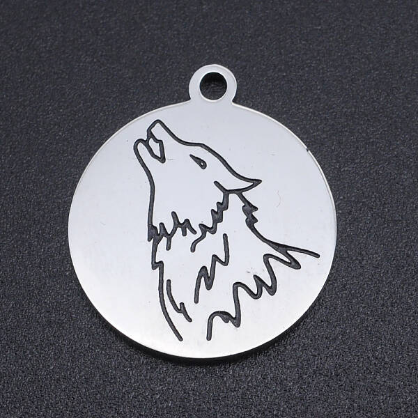 Non-Tarnish 201 Stainless Steel Etched Pendants