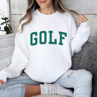 Green Golf Sweatshirt for Women, Unisex Golfer Pullover, Tournament Apparel & Gift - Nicholearl Shop