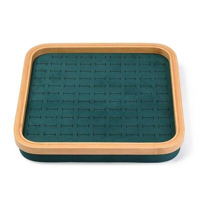 Fashion Velvet Wood Jewelry Boxes