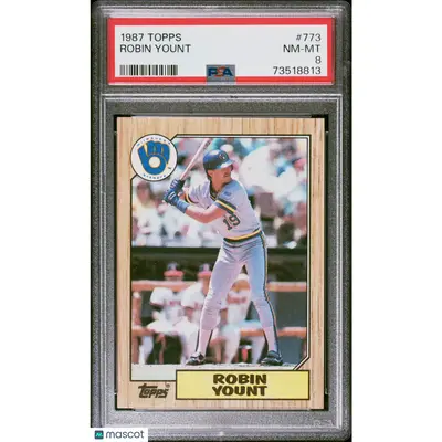 Robin Yount PSA 1987 Topps Baseball #773 8 73518813
