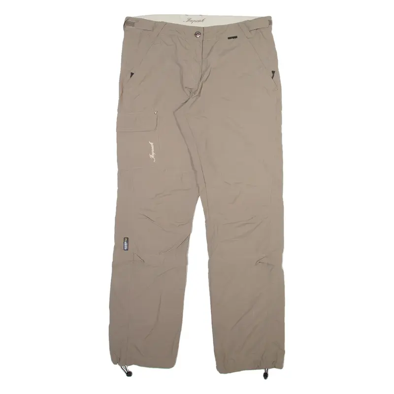 ICEPEAK Detachable Legs Mens Trousers Brown Regular Straight W32 L30