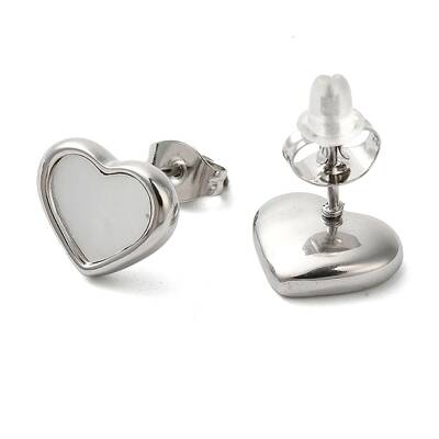 Non-Tarnish 304 Stainless Steel Stud Earrings