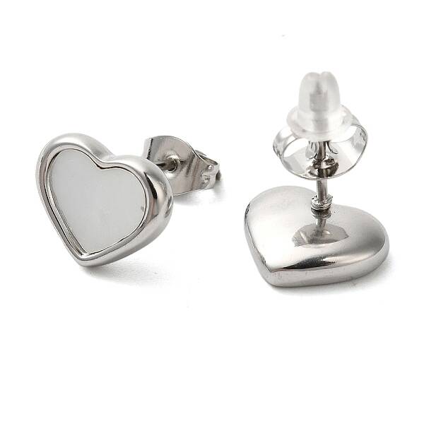 Non-Tarnish 304 Stainless Steel Stud Earrings