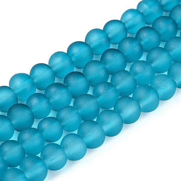 Transparent Glass Bead Strands