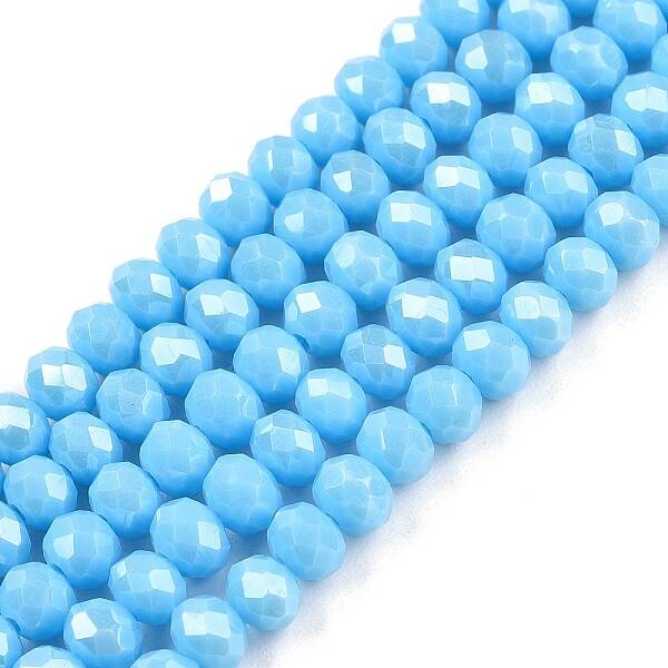 Electroplate Glass Beads Strands