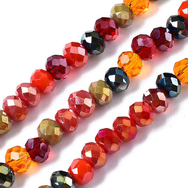 Electroplate Glass Beads Strands