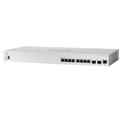 Cisco CBS350-8XT-RF | Business 350 Series CBS350-8XT 8 x RJ-45 Ports 10GBase-T 2 x Combo SFP+ Ports Layer 3 Managed Rack-moun...