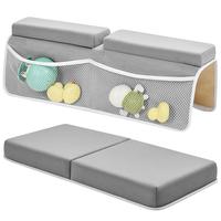 Bath Kneeler and Elbow Rest Pad Set - 26'' Extra Long and 2.4'' Thick, Quick Dry Kneeling Pad for Bathing girls and boys with...