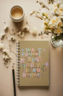 Wait Protect Trust Quote Prayer Journal