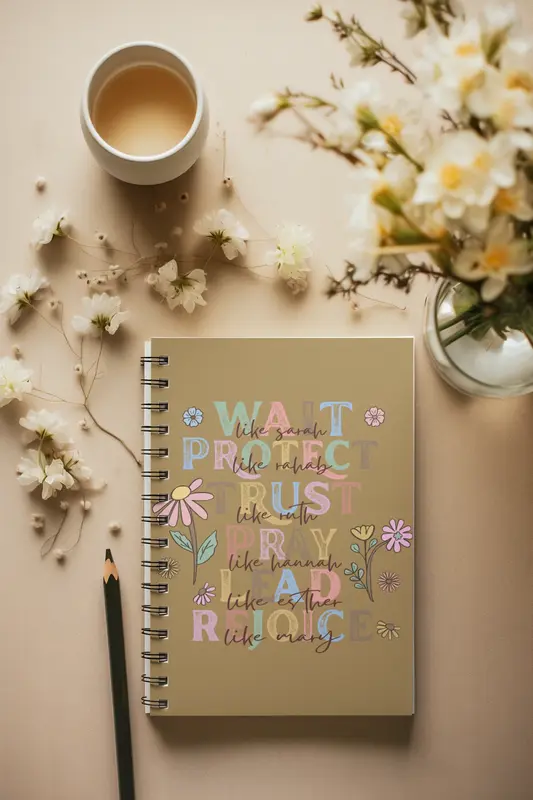 Wait Protect Trust Quote Prayer Journal