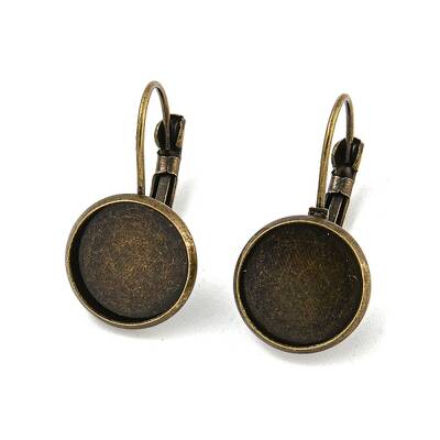 Brass Leverback Earring Findings
