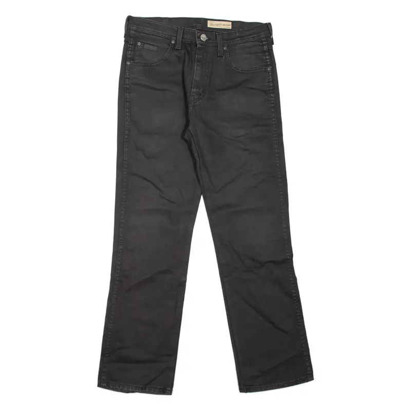 WRANGLER Arizona Stretch Mens Jeans Black Regular Straight W32 L30