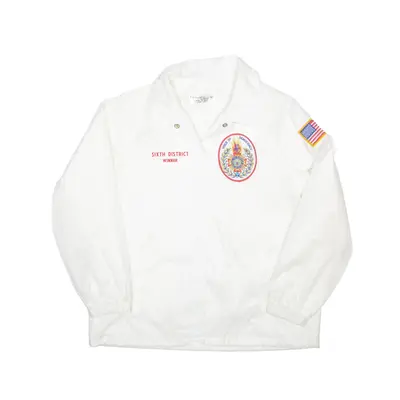 CURRENT SEEN Shell Jacket White Mens M