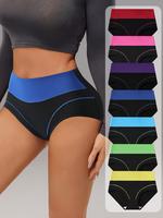 HOTCOM Womens Underwear, High Waist Underwear for Women Full Coverage Soft Comfortable Briefs Panty