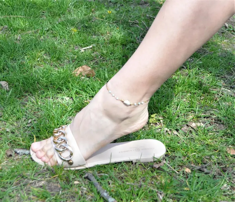 Brass Ankle Bracelet - Wholesale | Size: O/S