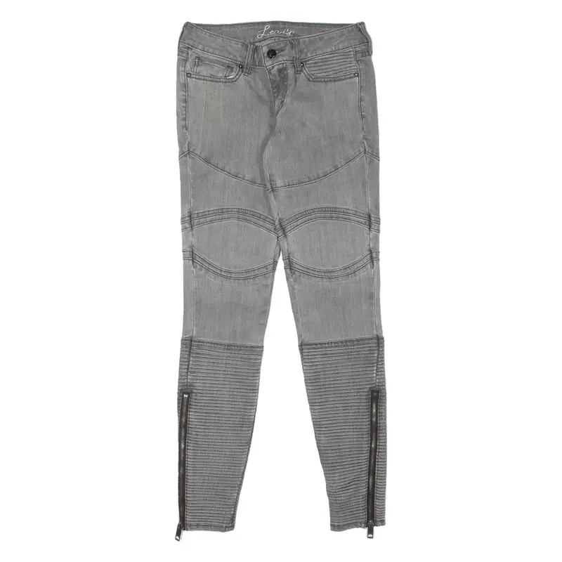 LEVI'S Womens Jeans Grey Slim Skinny W26 L29