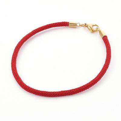 Braided Cotton Cord Bracelet Making