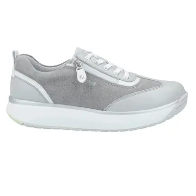 Joya Laura Leather Women's Lace Up Shoes - Light Grey - Size:US 8.5 Women